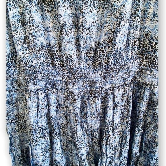 Poupette St. Barth Hana Mini Dress, Size M, Blue print, NWT - Picture 7 of 15